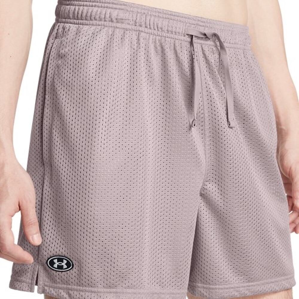 Mens Under Armour Essential Mesh Shorts - Mens Tetra Grey/White Size Medium